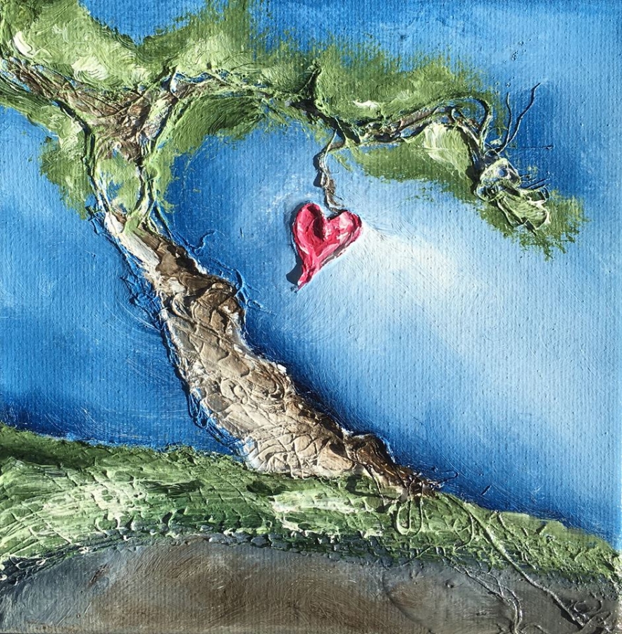 arbre avec un coeur